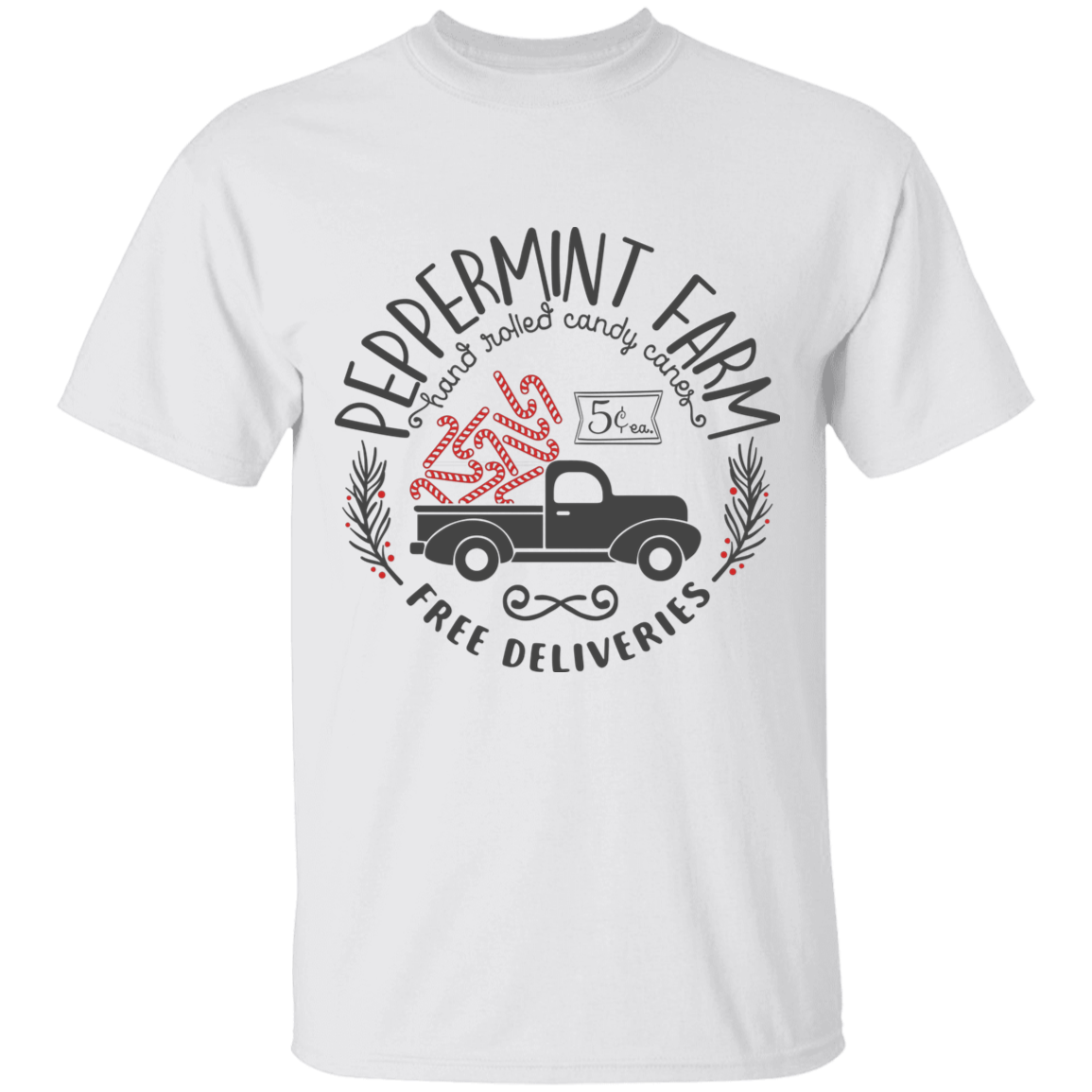 Peppermint farm short sleeve t'shirt