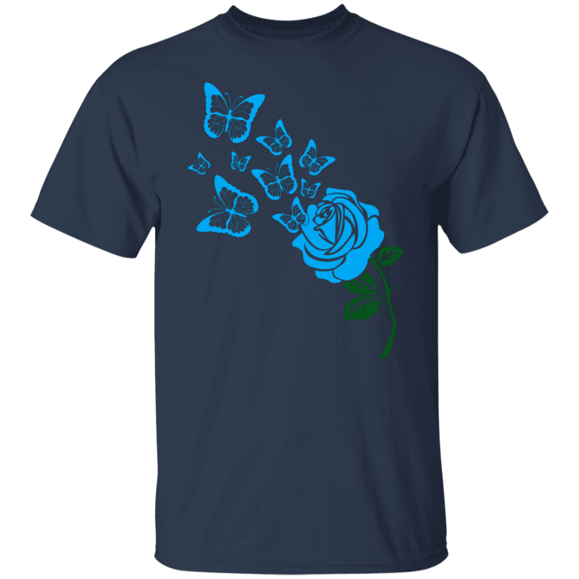 rose and butterfly T-Shirt