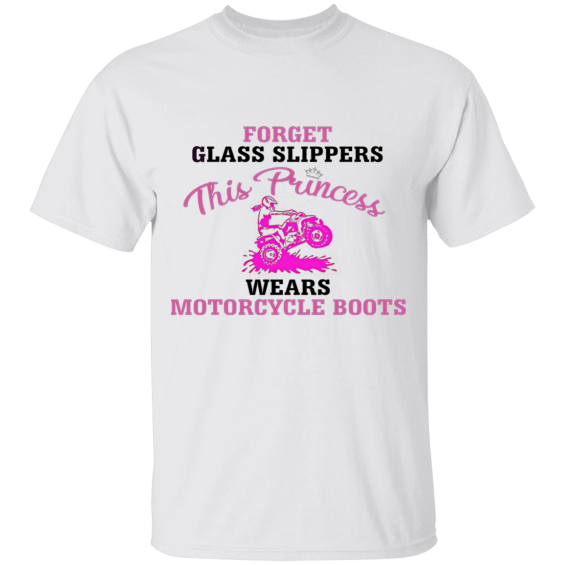 youth princess 4-wheeler short sleeve t'shirt