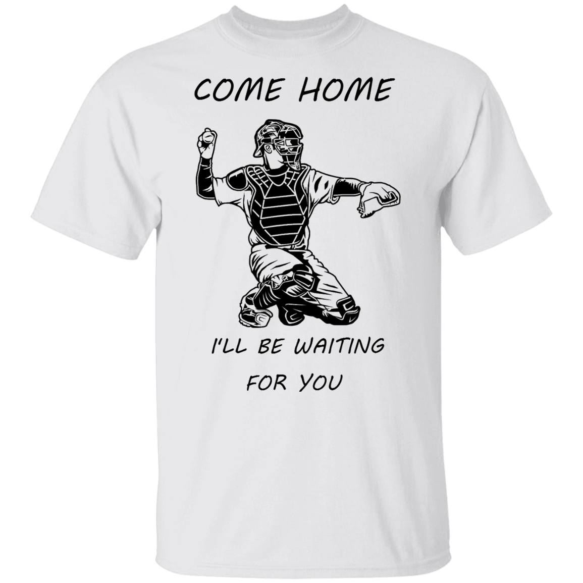 Baseball Catcher - come home T-Shirt (youth)