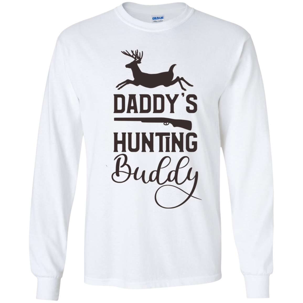 Daddy's hunting buddy Youth LS T-Shirt