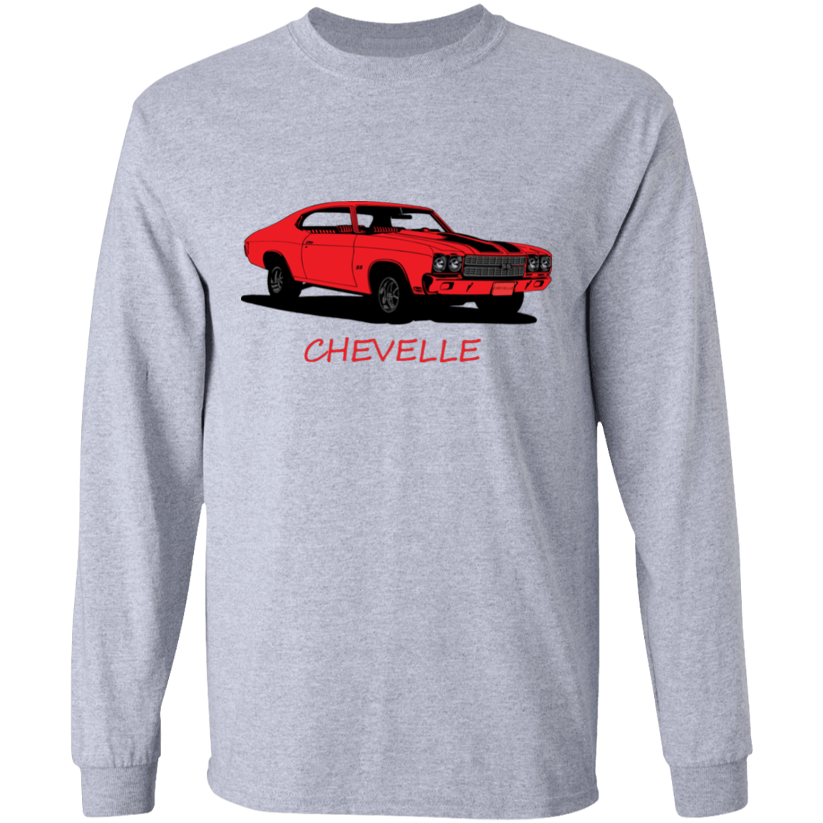 '70 Chevelle Long Sleeve T'shirt (r)