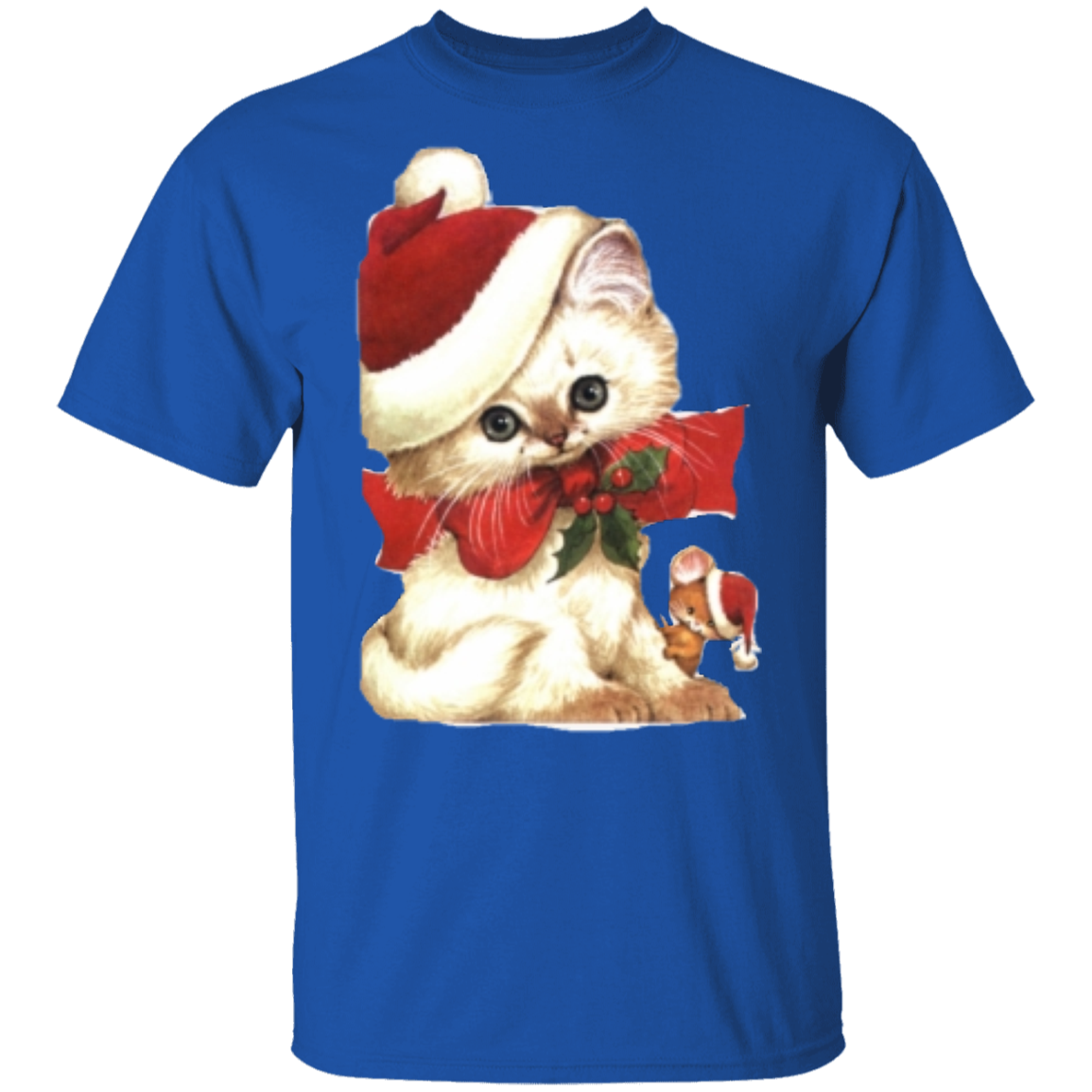 santa kitten Youth t'shirt