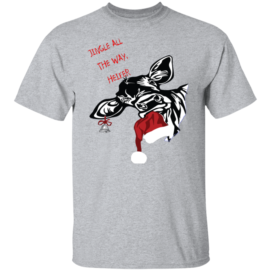 Jingle all the way heifer (2) T-Shirt