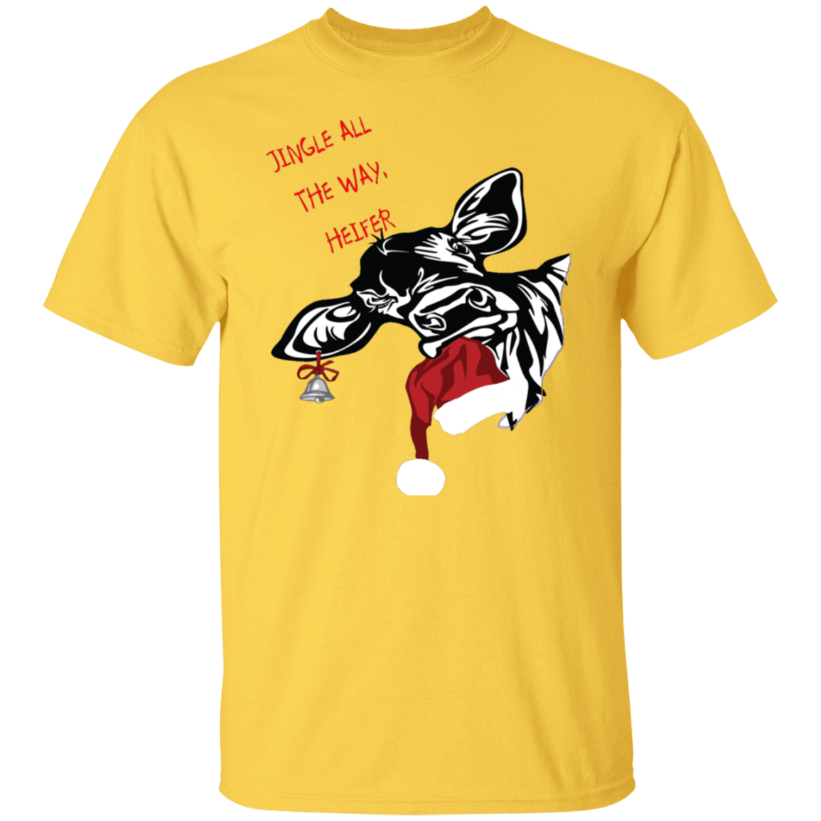 Jingle all the way heifer (2) T-Shirt