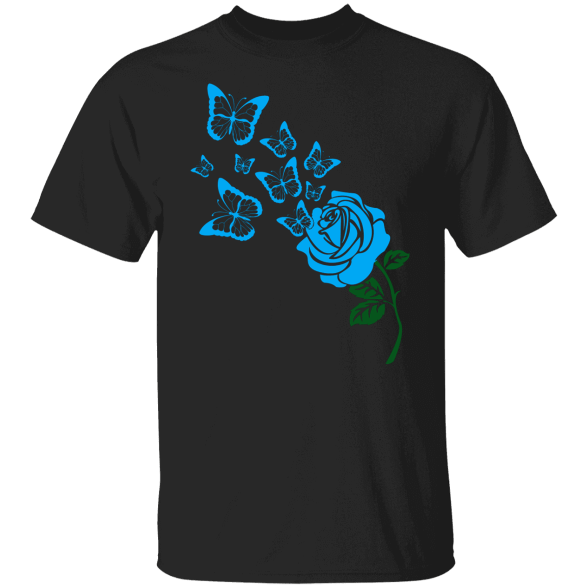 rose and butterfly T-Shirt