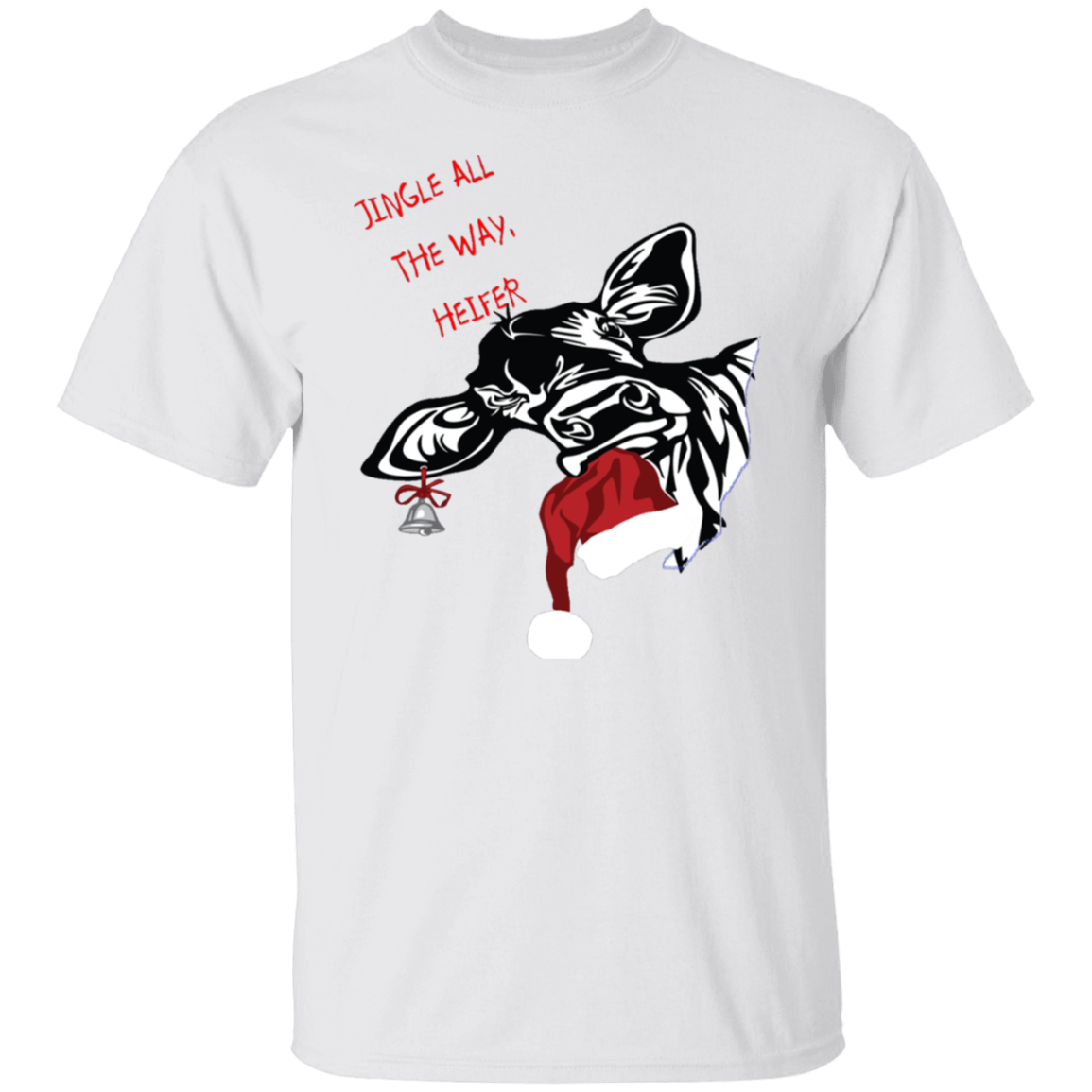 Jingle all the way heifer (2) T-Shirt