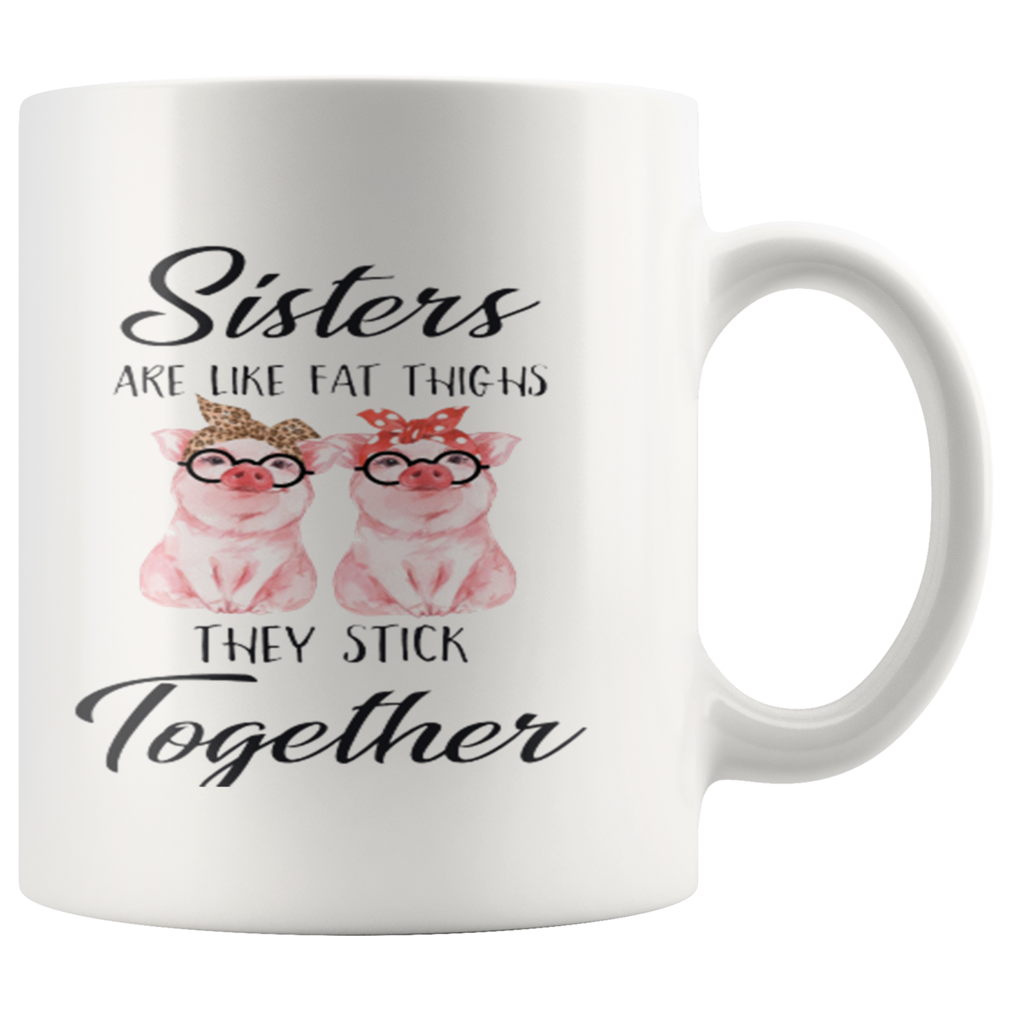 Sisters mug white