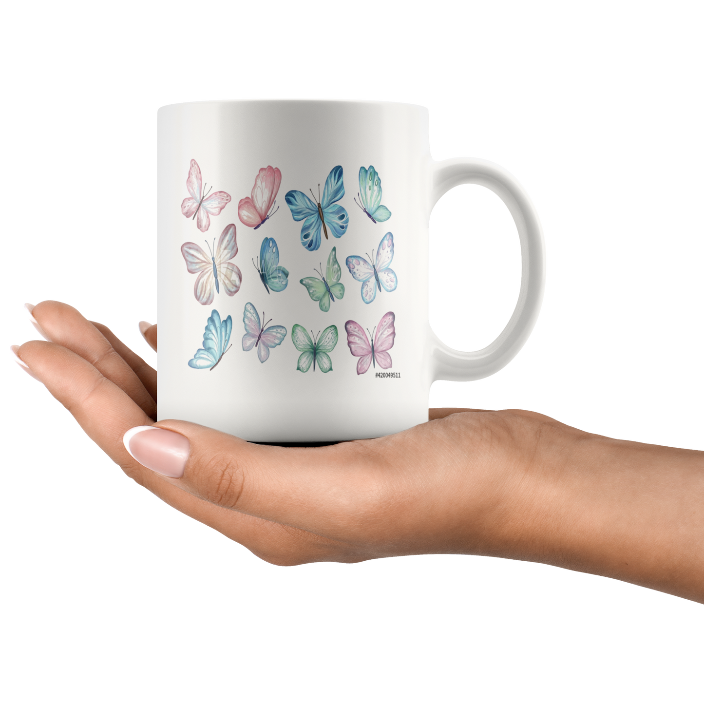 butterflies mug