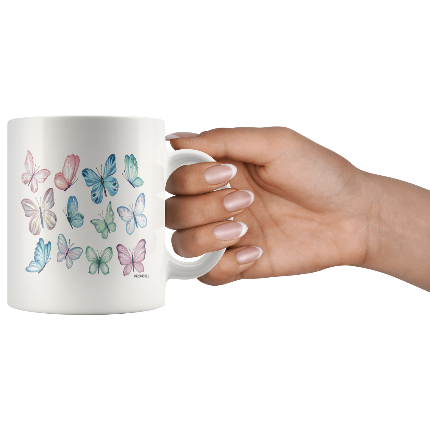butterflies mug
