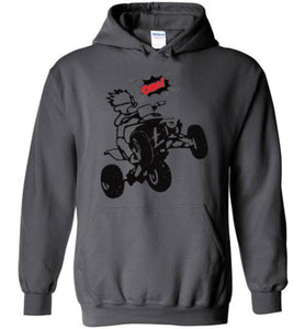 OMG 4-wheeler adult hoodie