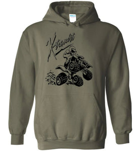 X-treme 4-wheeler adult hoodie