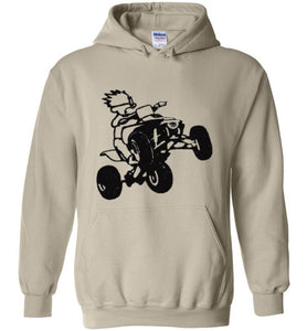 4-wheeler adult hoodie