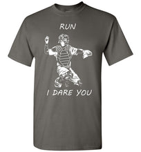 Load image into Gallery viewer, catcher run adult and youth t-shirt
