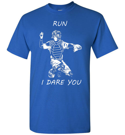 catcher run adult and youth t-shirt