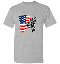 Load image into Gallery viewer, flag/4wheeler adult and youth t-shirt
