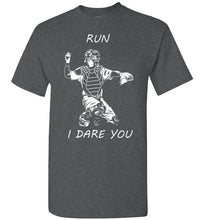 Load image into Gallery viewer, catcher run adult and youth t-shirt
