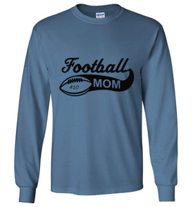 Football mom - t-shirt -long sleeve
