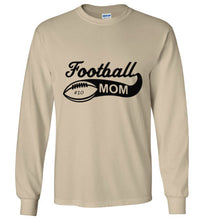 Load image into Gallery viewer, Football mom - t-shirt -long sleeve
