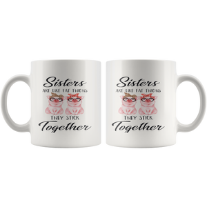 Sisters mug white