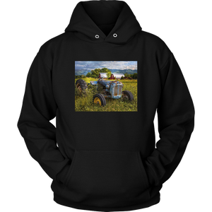 pullover hoodie tractor