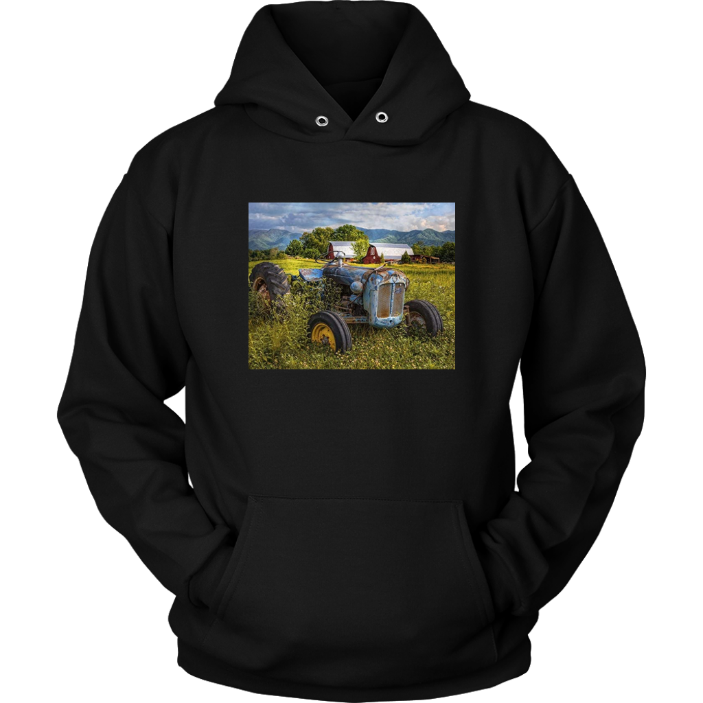 pullover hoodie tractor