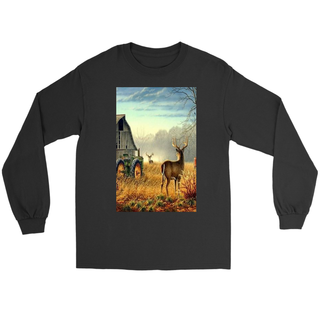 T-shirt long sleeve deer barn