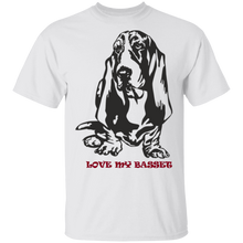 Load image into Gallery viewer, Love my Basset T-Shirt
