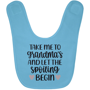 Take me to Grandma's Baby Bib