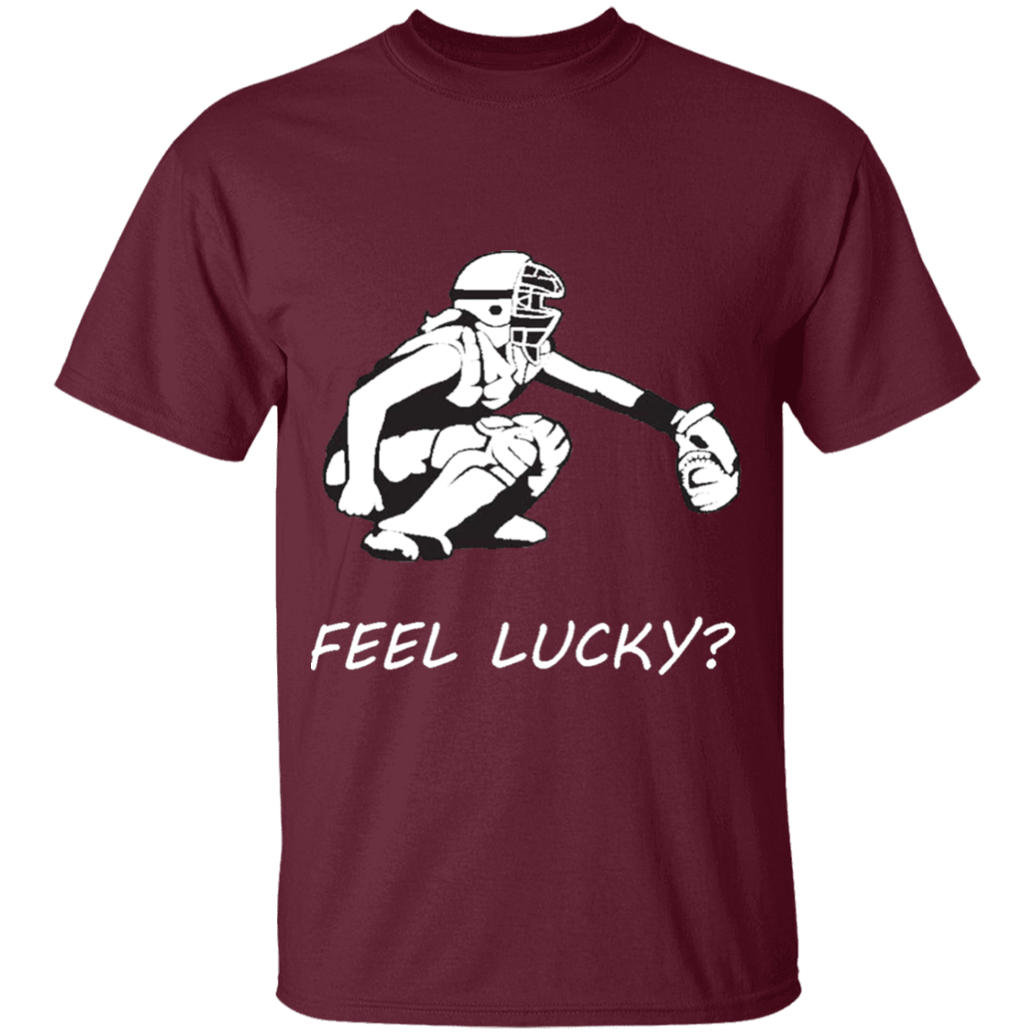 Softball catcher - feel lucky (w) T-Shirt (youth)