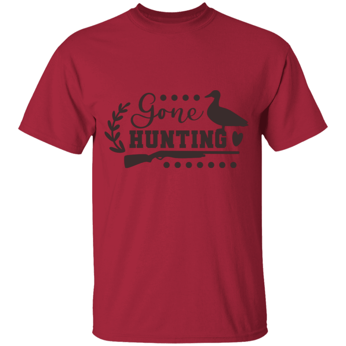 Gone hunting youth Cotton T-Shirt
