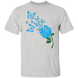 rose and butterfly  T-Shirt