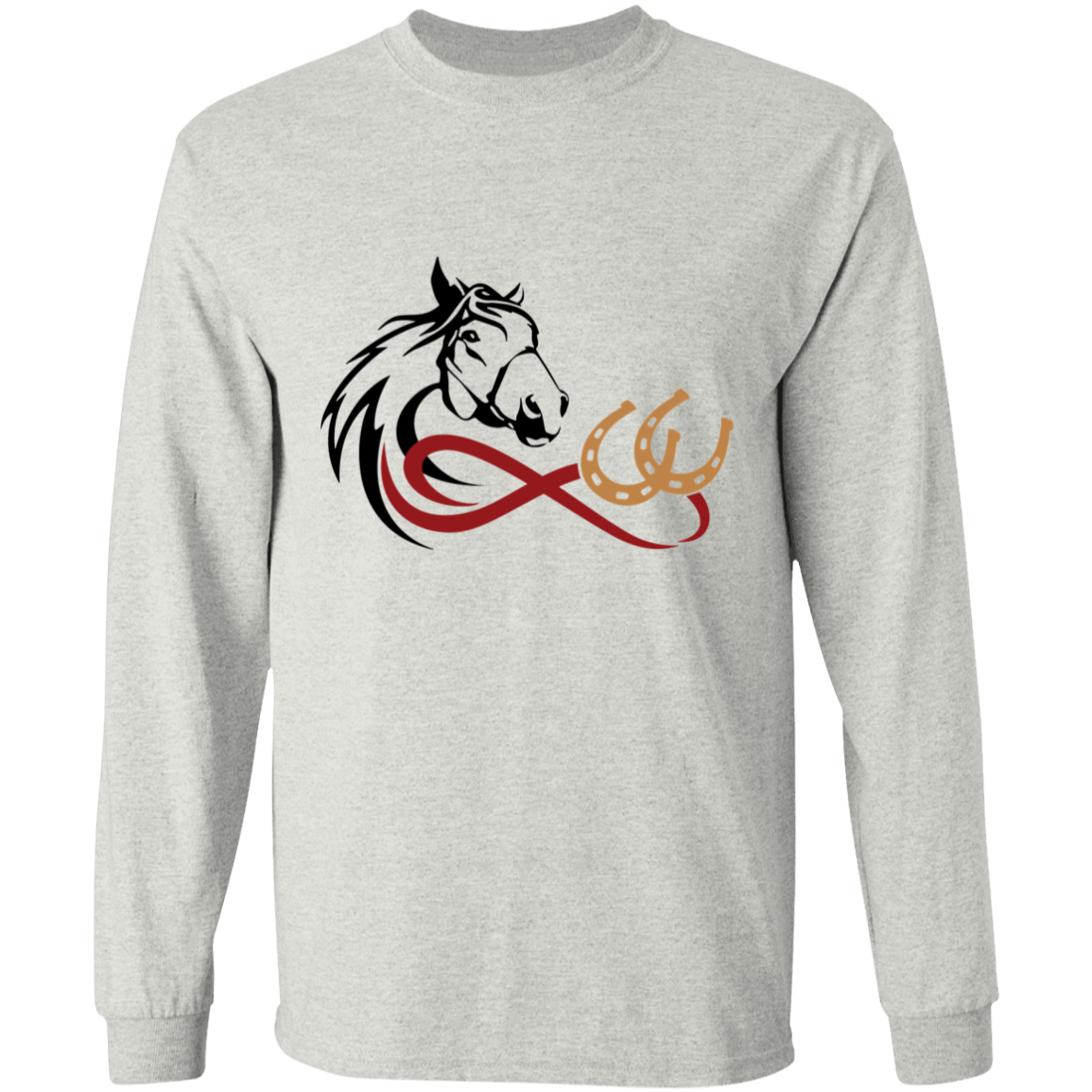 Horse infinity long sleeve t'shirt