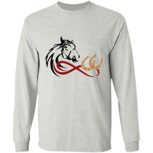 Load image into Gallery viewer, Horse infinity long sleeve t&#39;shirt
