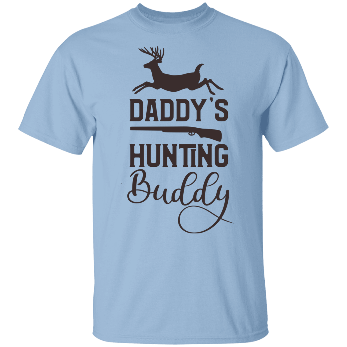 Daddy's hunting buddy youth Cotton T-Shirt