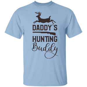 Daddy's hunting buddy youth Cotton T-Shirt