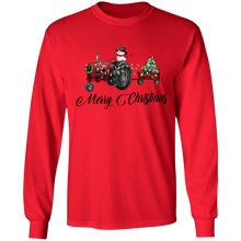Load image into Gallery viewer, Snowman/tractor long sleeve t&#39;shirt
