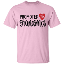 Load image into Gallery viewer, Promoted to grandma adult T&#39;shirt
