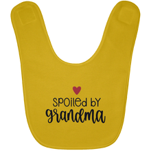 Load image into Gallery viewer, Spoiled by Grandma Baby Bib
