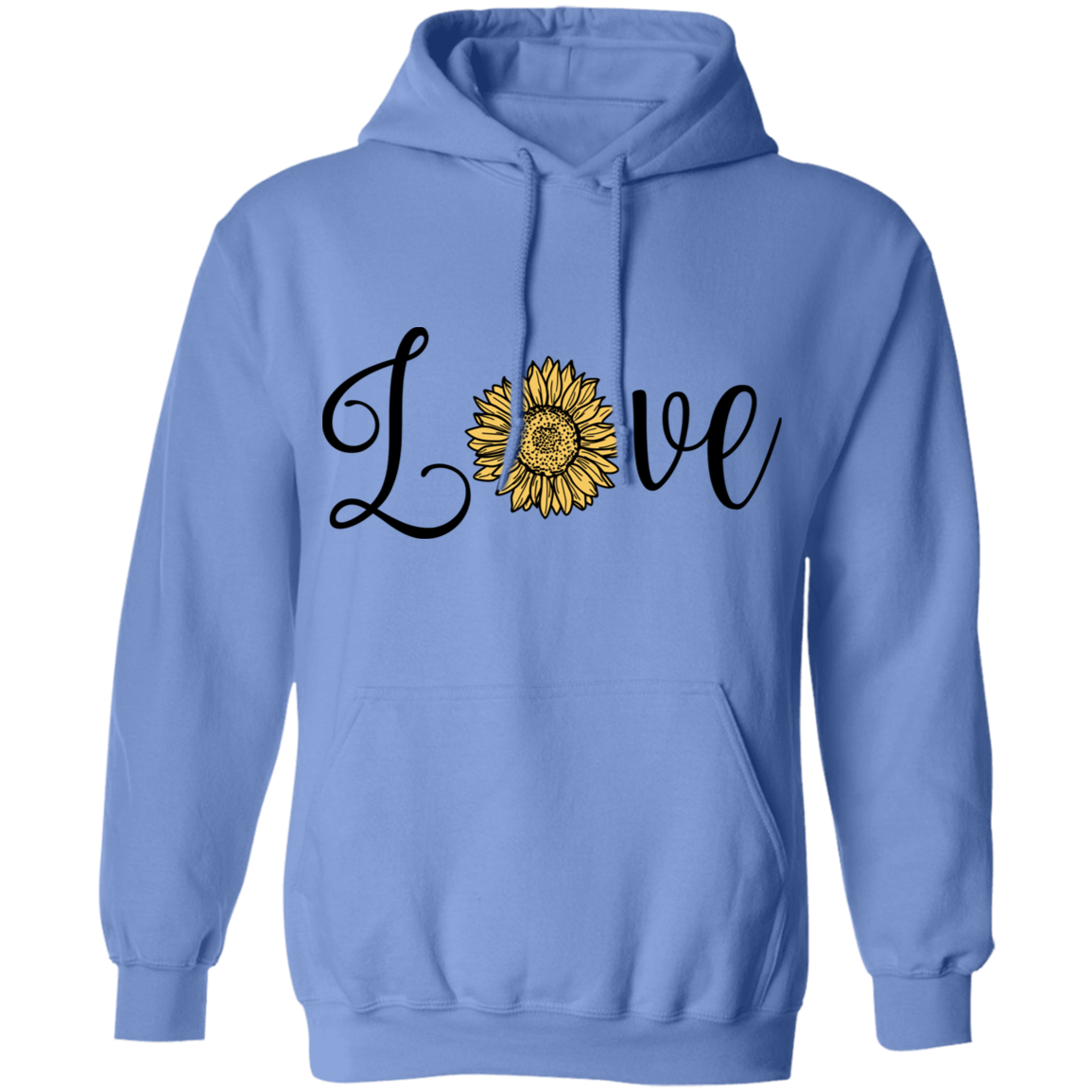 Sunflower/love Pullover Hoodie