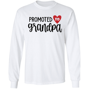 Promoted to Grandpa Long sleeve T'shirt