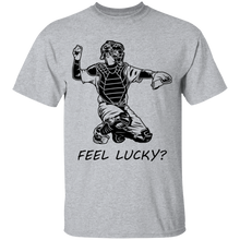 Load image into Gallery viewer, Baseball catcher - feel lucky - T-Shirt (youth)
