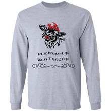 Load image into Gallery viewer, Pucker-up buttercup long sleeve t&#39;shirt
