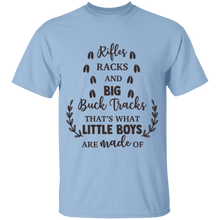 Load image into Gallery viewer, Little boys are made of youth Cotton T-Shirt
