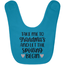 Load image into Gallery viewer, Take me to Grandma&#39;s Baby Bib
