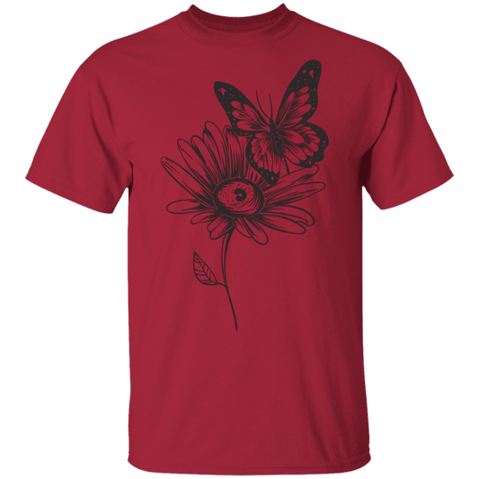 Wildflower and butterfly T-Shirt