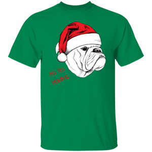 Bulldog Santa T-Shirt