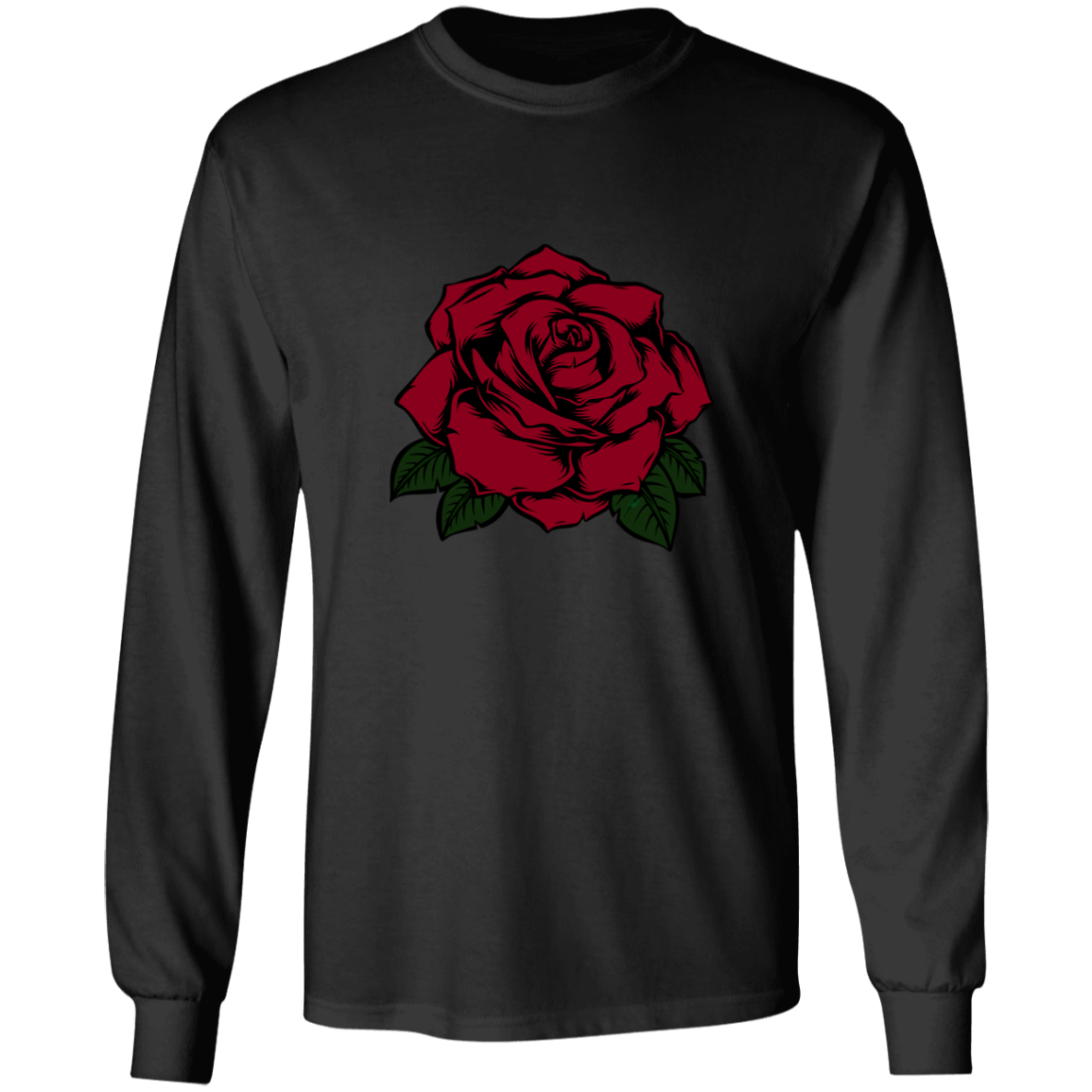 Rose long sleeve  T-Shirt