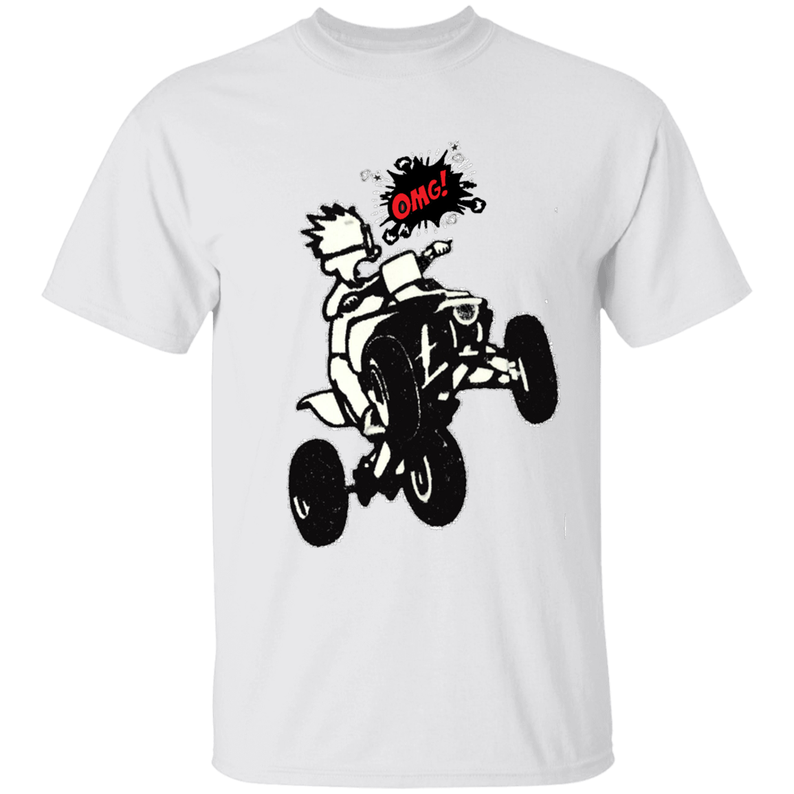 4-wheeler OMG adult t-shirt