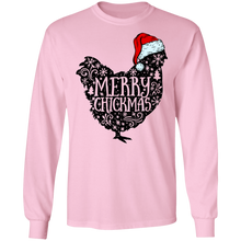 Load image into Gallery viewer, Christmas chick long sleeve Cotton T-Shirt
